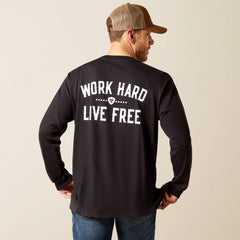 Rebar Cotton Strong WHLF T-Shirt Men - BLACK