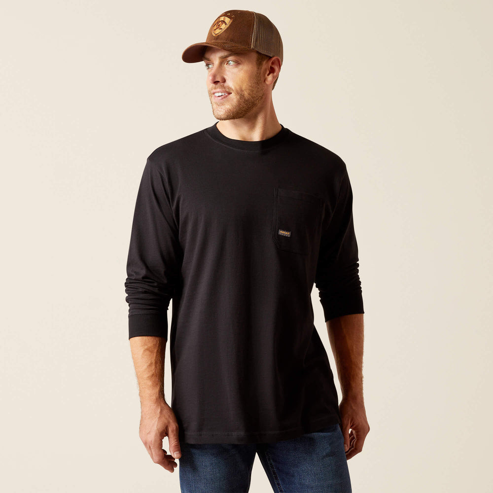 Rebar Cotton Strong WHLF T-Shirt Men - BLACK
