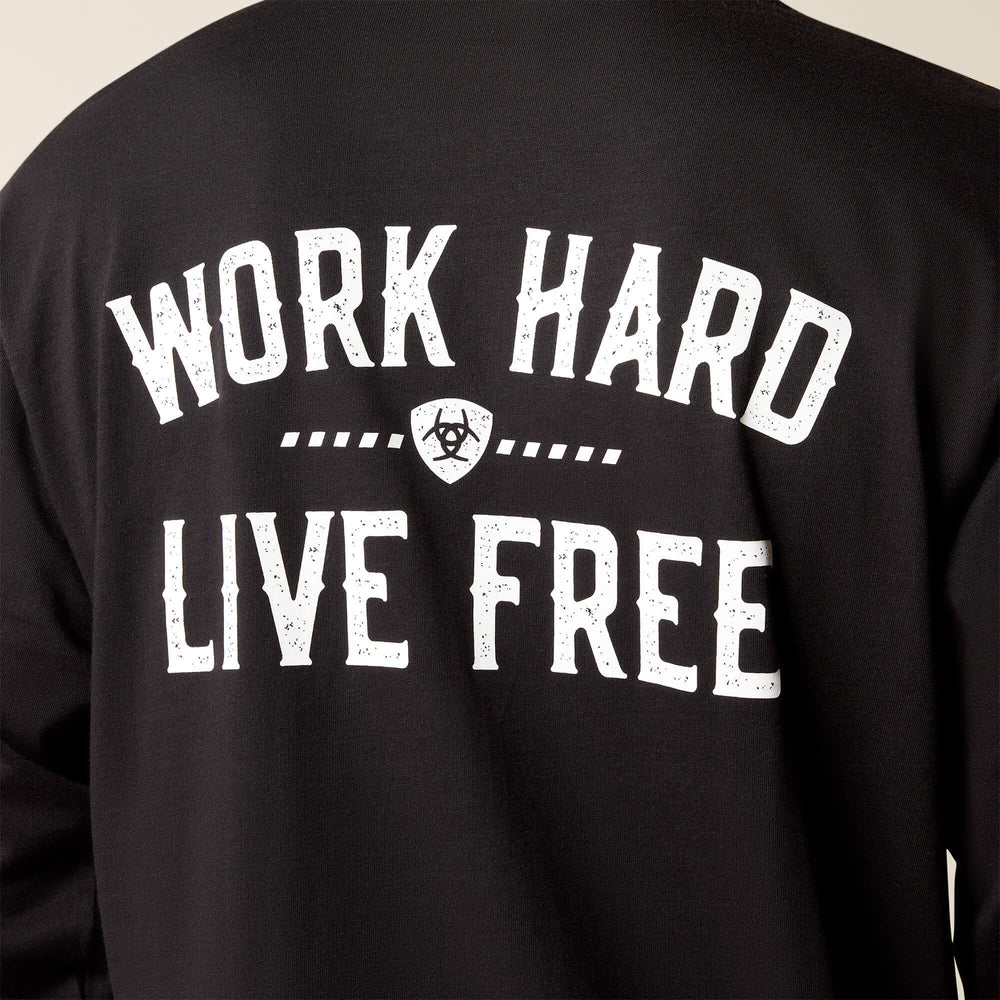 Rebar Cotton Strong WHLF T-Shirt Men - BLACK