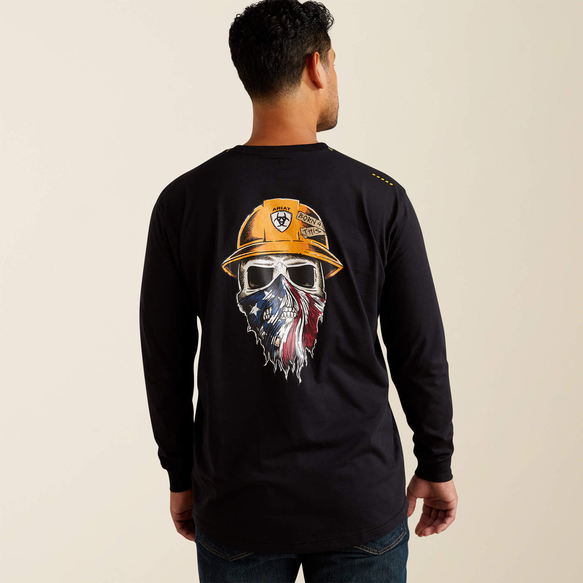 Rebar Workman Born For This T-Shirt Men - BLACK/USA