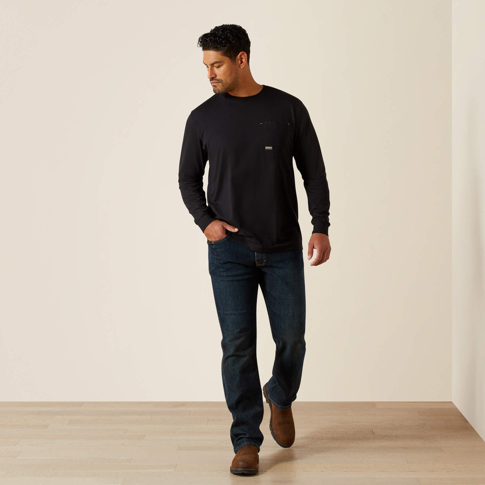 Rebar Workman Born For This T-Shirt Men - BLACK/USA