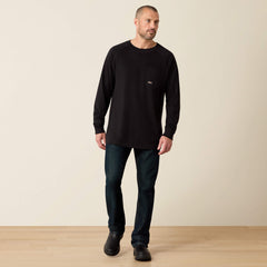 Rebar Cotton Strong Roughneck T-Shirt Men - BLACK
