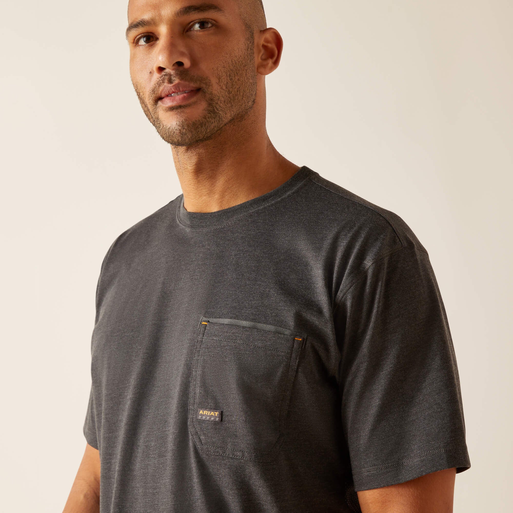 Rebar Workman Born For This T-Shirt Men - CHARCOAL/MEXICO