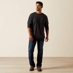 Rebar Cotton Strong Standard Pocket T-Shirt Men - CHARCOAL HEATHER