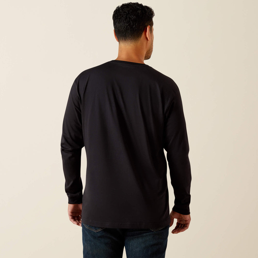 Rebar Cotton Strong Standard Pocket T-Shirt Men - BLACK