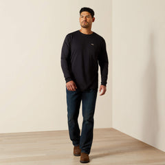Rebar Cotton Strong Standard Pocket T-Shirt Men - BLACK