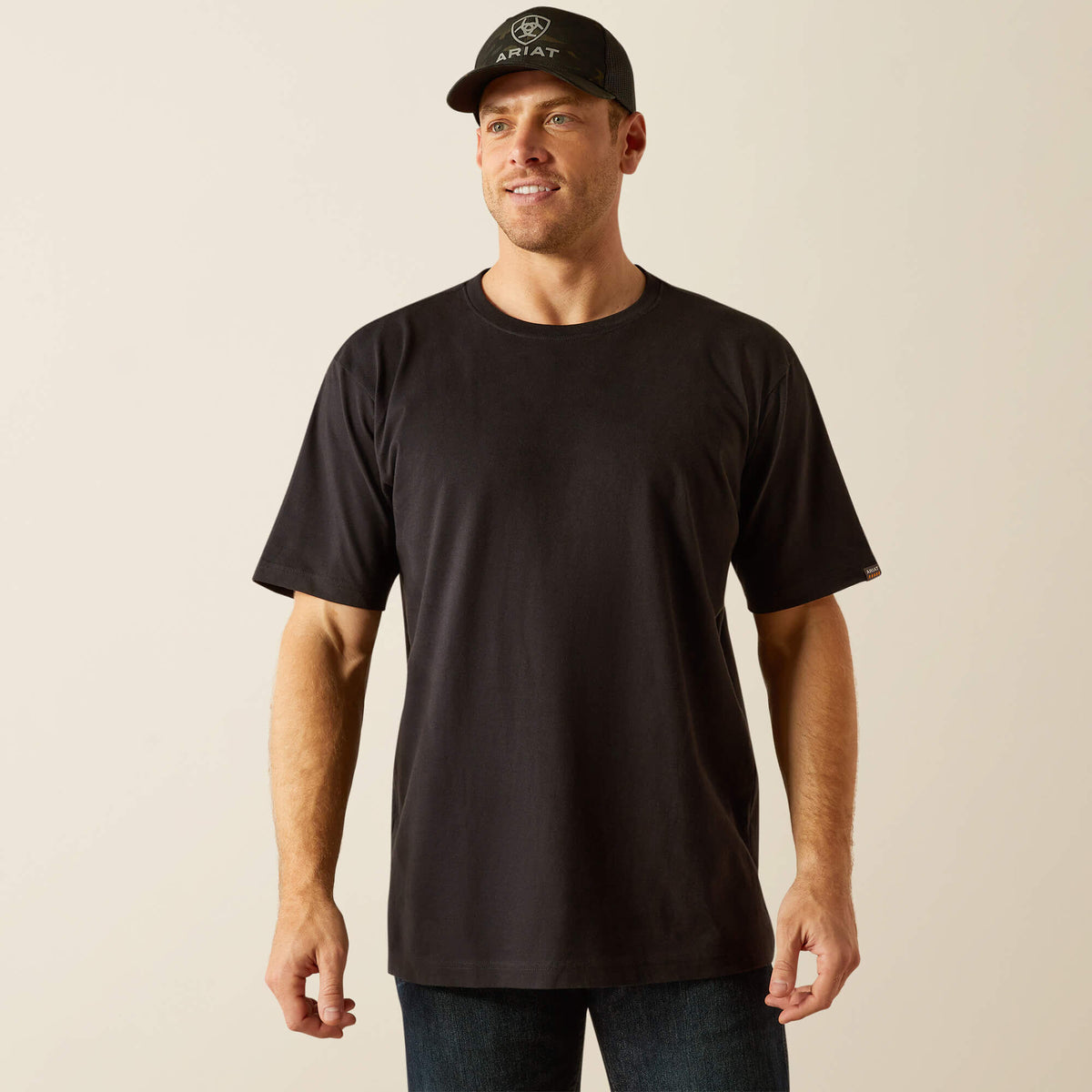 Rebar Cotton Strong Standard T-Shirt Men - BLACK