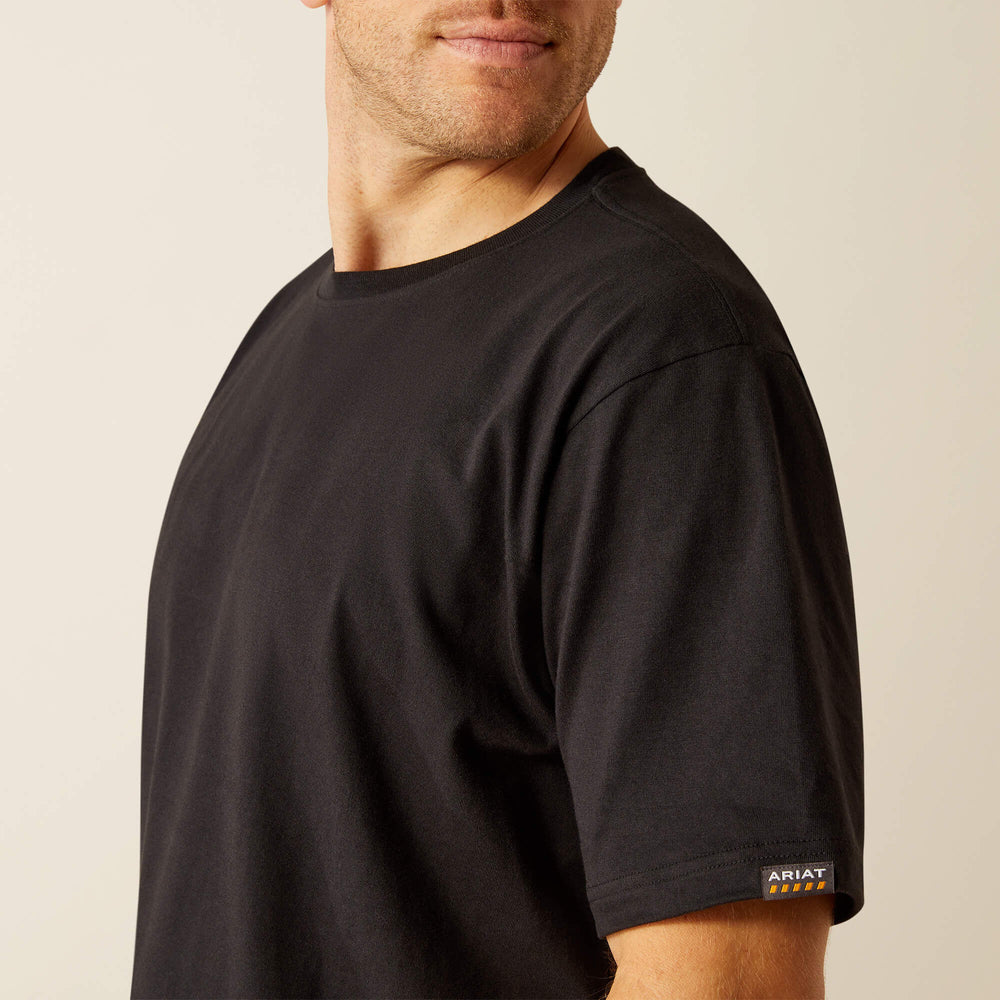 Rebar Cotton Strong Standard T-Shirt Men - BLACK