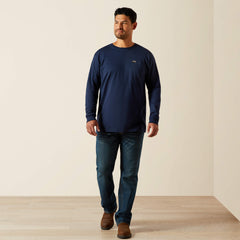 Rebar Cotton Strong Standard Pocket T-Shirt Men - NAVY