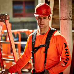 Rebar Heat Fighter T-Shirt Men - NEON ORANGE