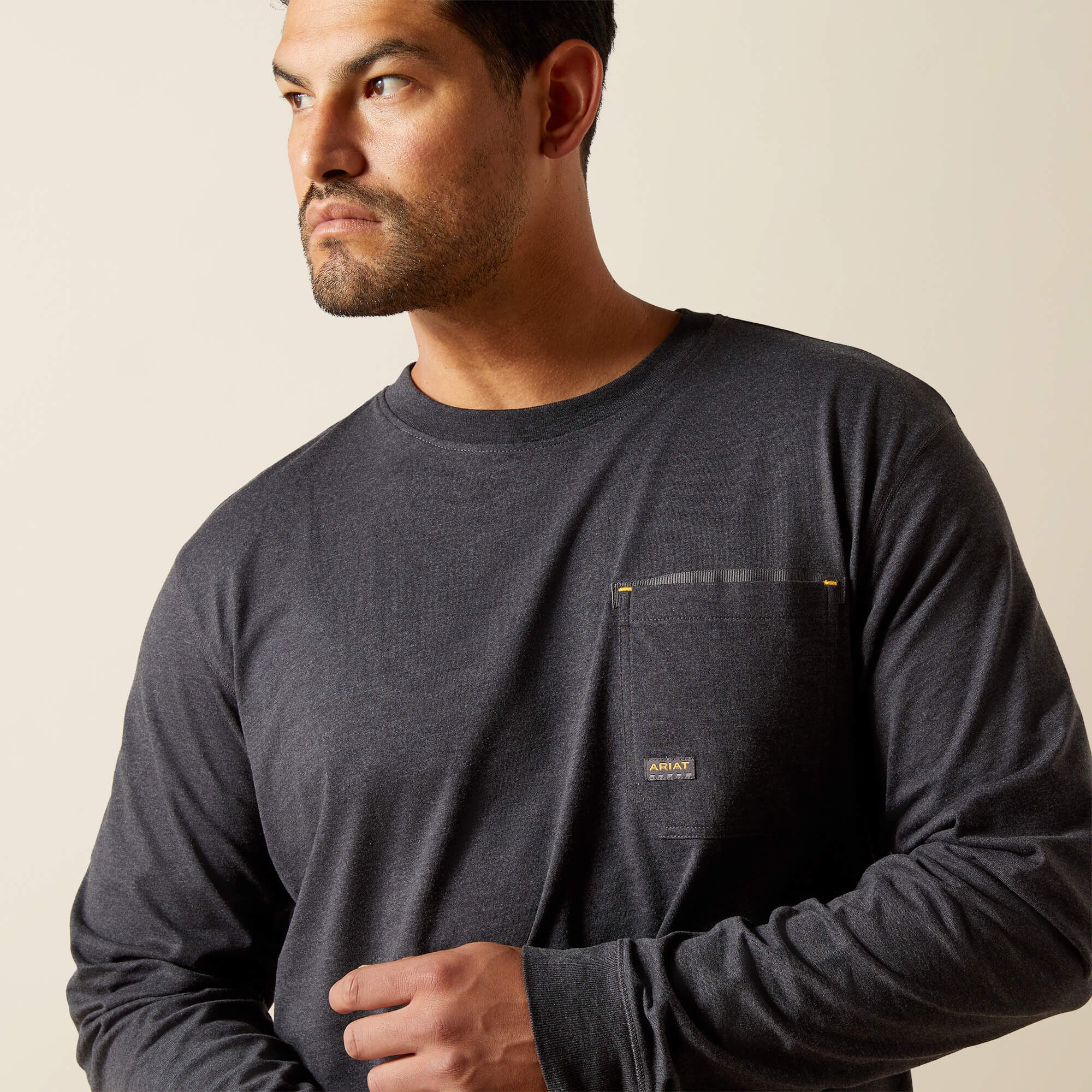 Rebar Workman Born For This T-Shirt Men - CHARCOAL HEATHER/MEXICO