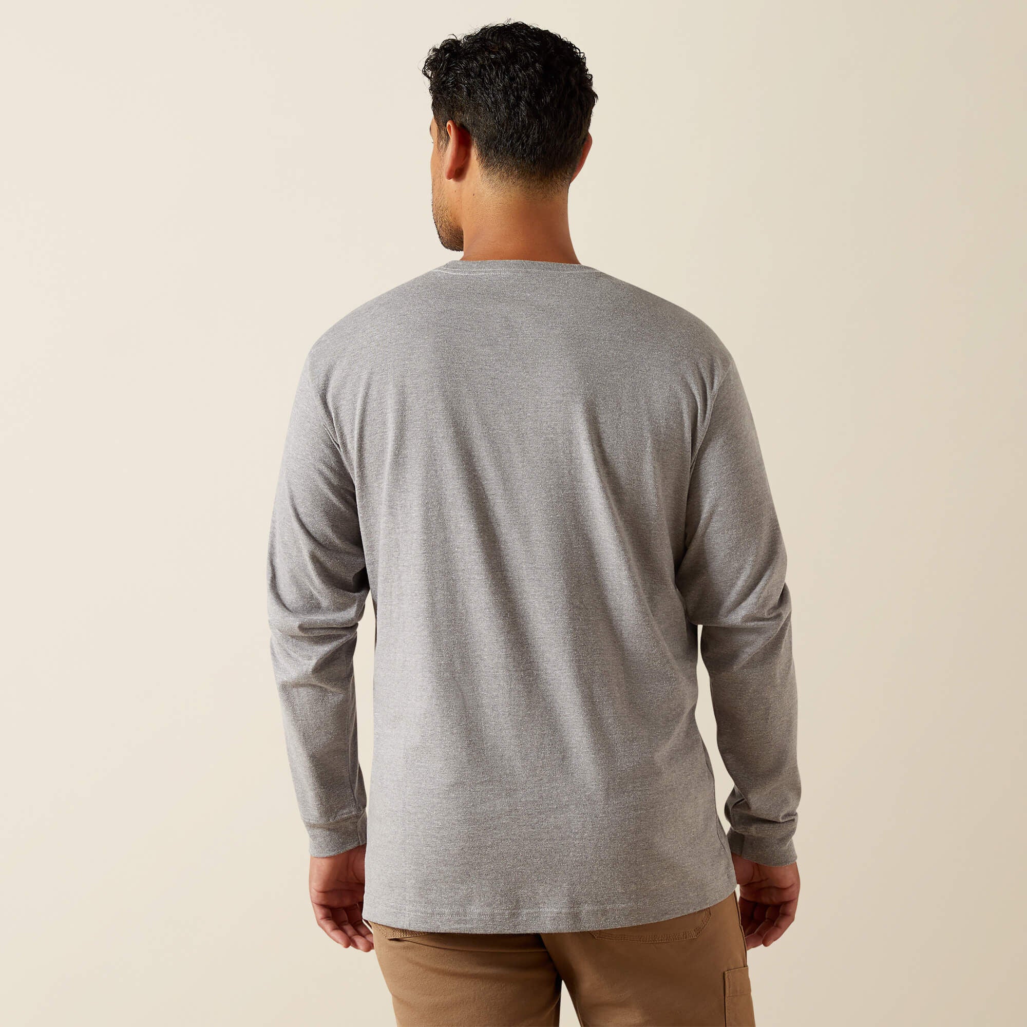 Rebar Cotton Strong Standard Pocket T-Shirt Men - HEATHER GREY