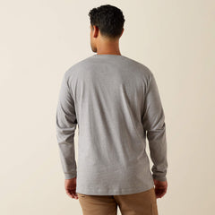 Rebar Cotton Strong Standard Pocket T-Shirt Men - HEATHER GREY