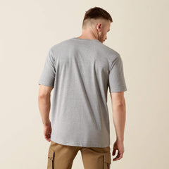 Rebar Cotton Strong Standard Pocket T-Shirt Men - HEATHER GREY
