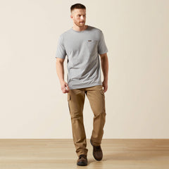 Rebar Cotton Strong Standard Pocket T-Shirt Men - HEATHER GREY