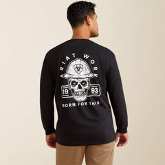 Rebar Cotton Strong Hardhead T-Shirt Men - BLACK