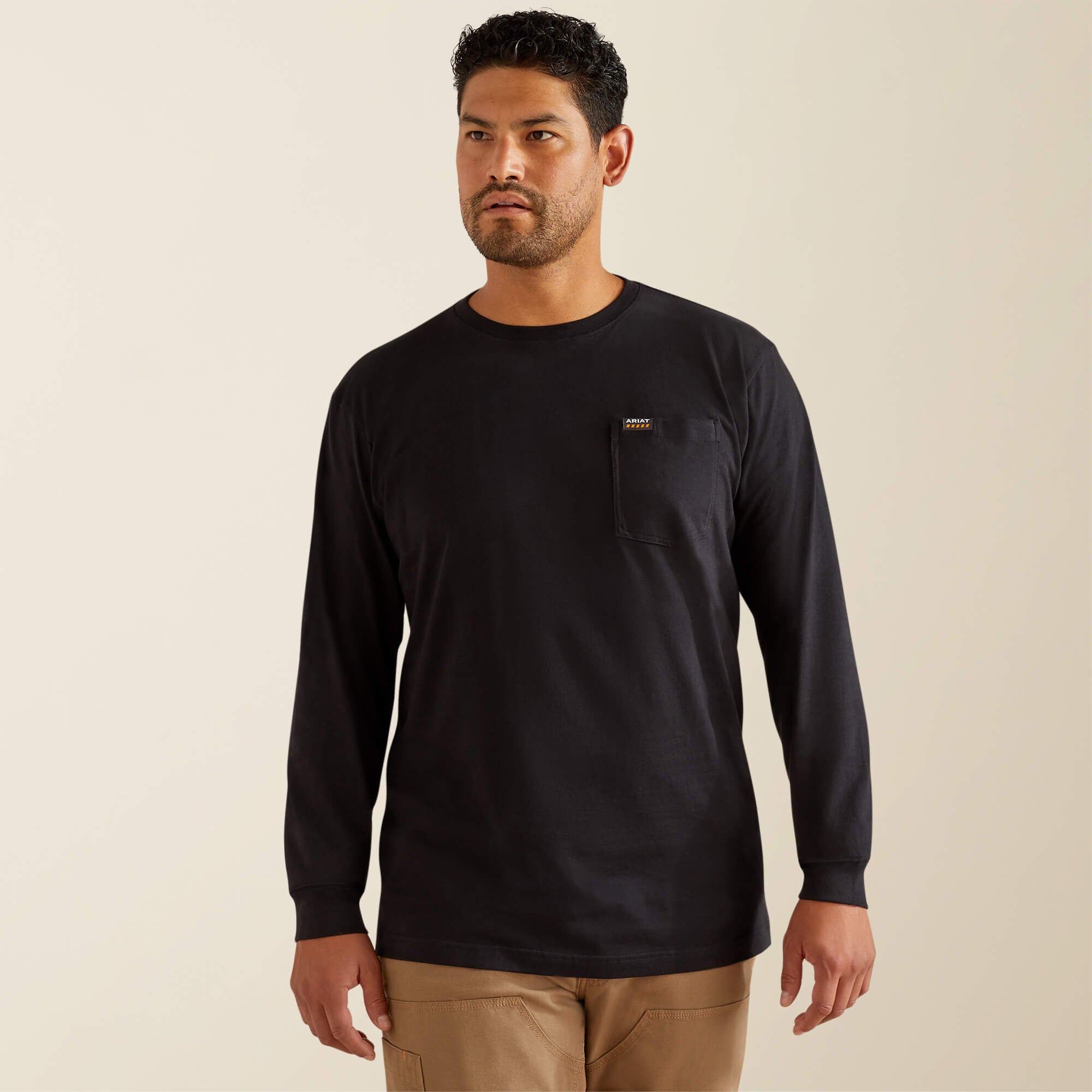 Rebar Cotton Strong Hardhead T-Shirt Men - BLACK