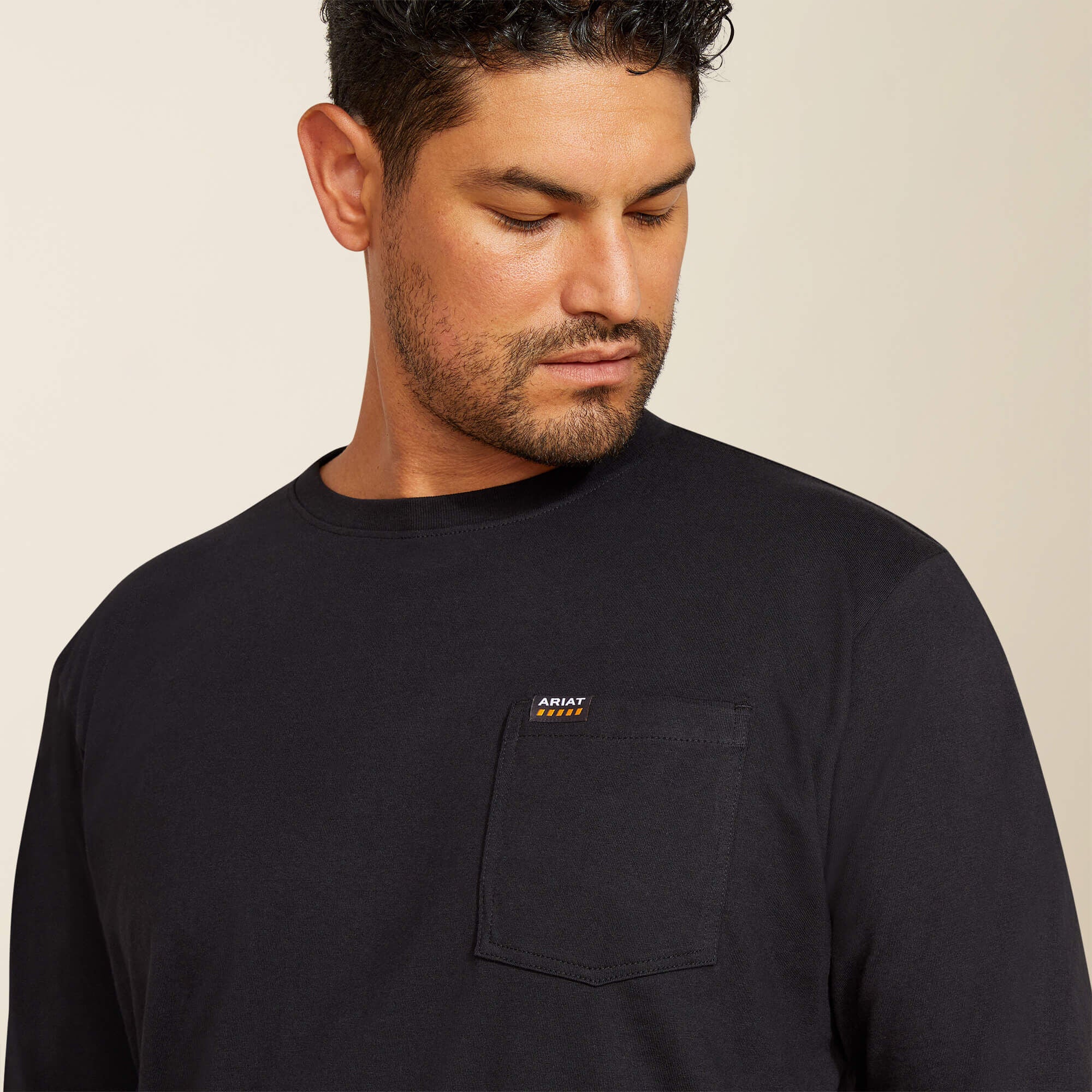 Rebar Cotton Strong Hardhead T-Shirt Men - BLACK