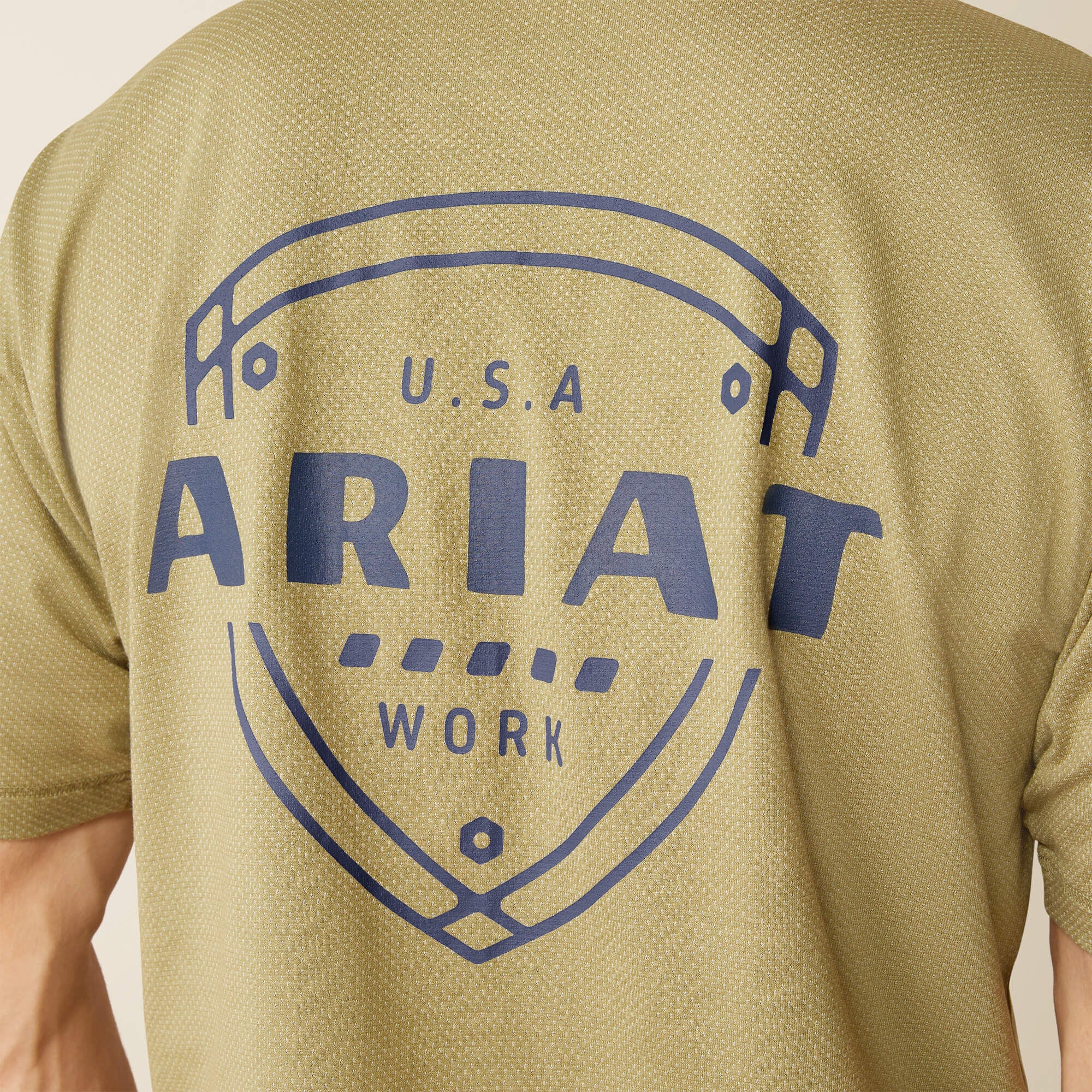 Rebar Workman 360 Shield Pocket T-Shirt Men - OIL GREEN