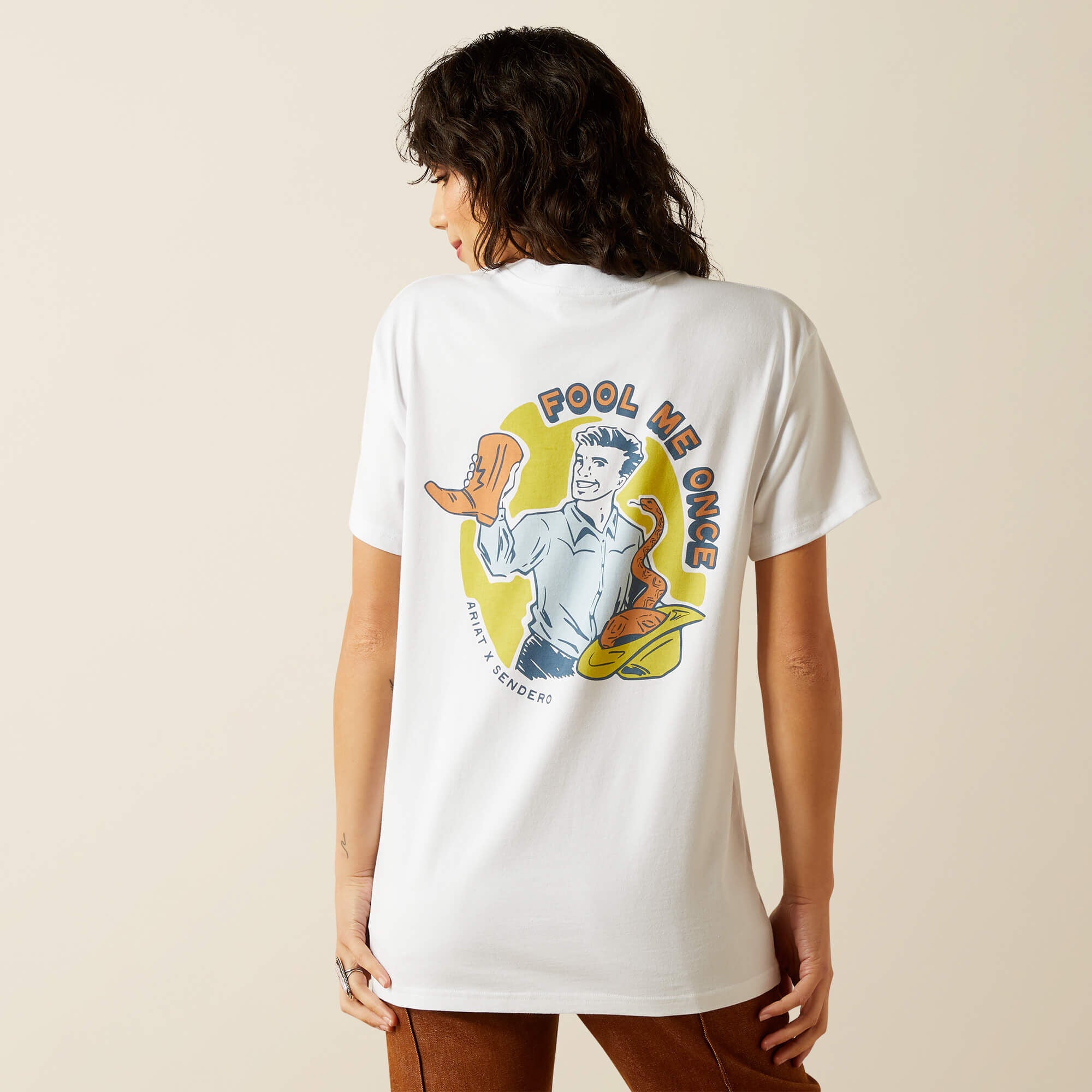 Sendero Fool Me Once T-Shirt Men - WHITE