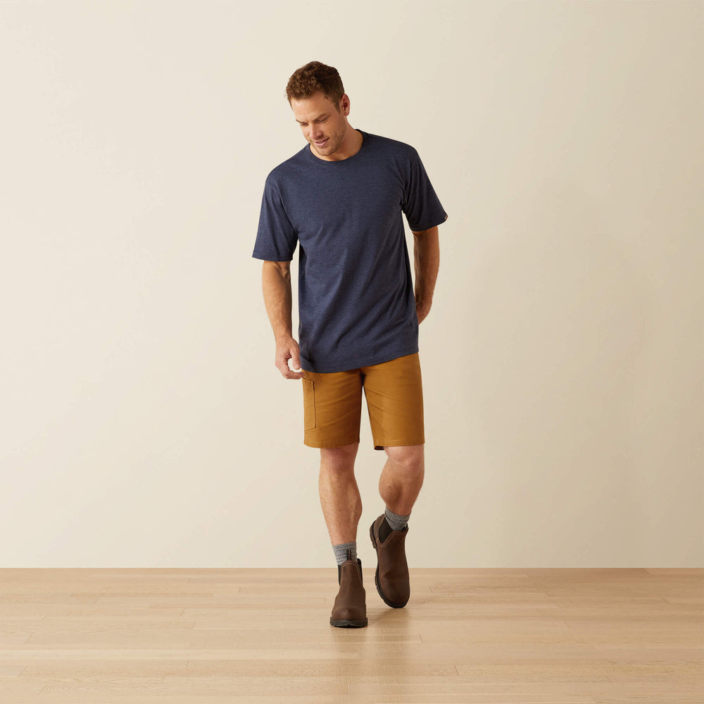 Rebar Cotton Strong Standard T-Shirt Men - NAVY HEATHER