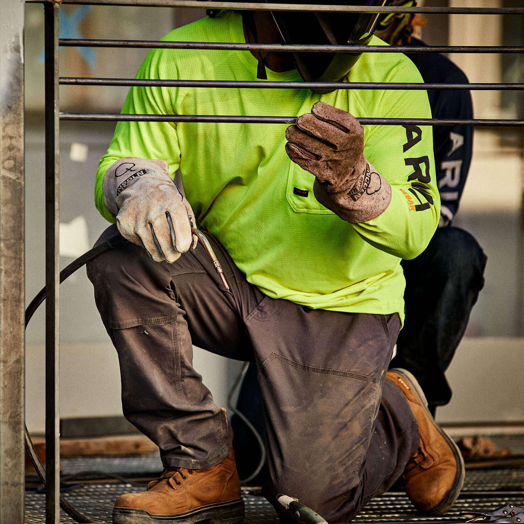 Rebar Heat Fighter T-Shirt Men - NEON LIME