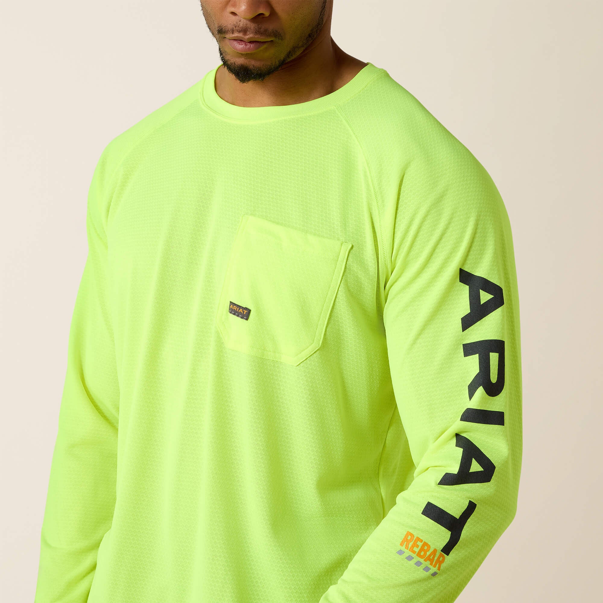 Rebar Heat Fighter T-Shirt Men - NEON LIME