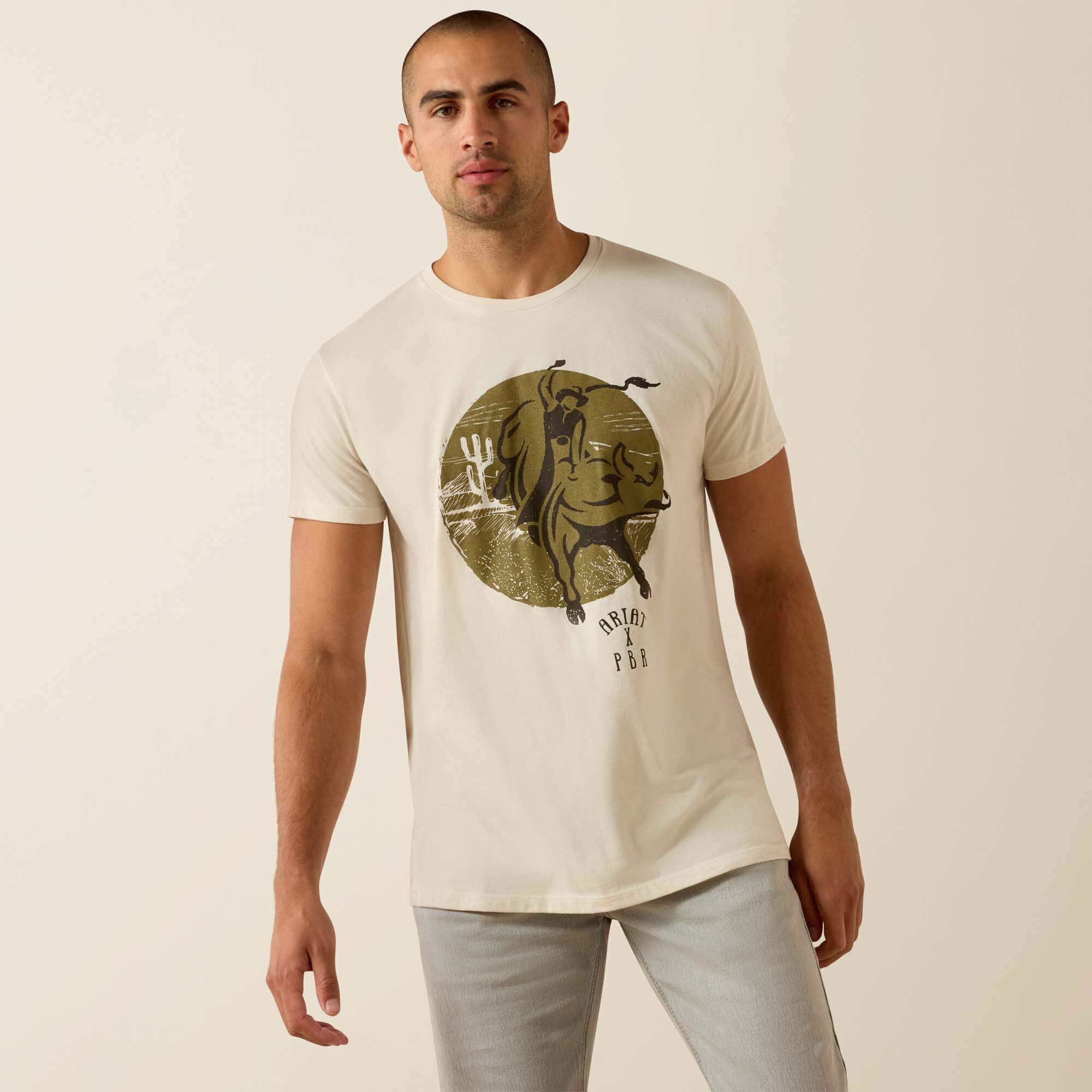 No Guts No Glory PBR T-Shirt Men - NATURAL