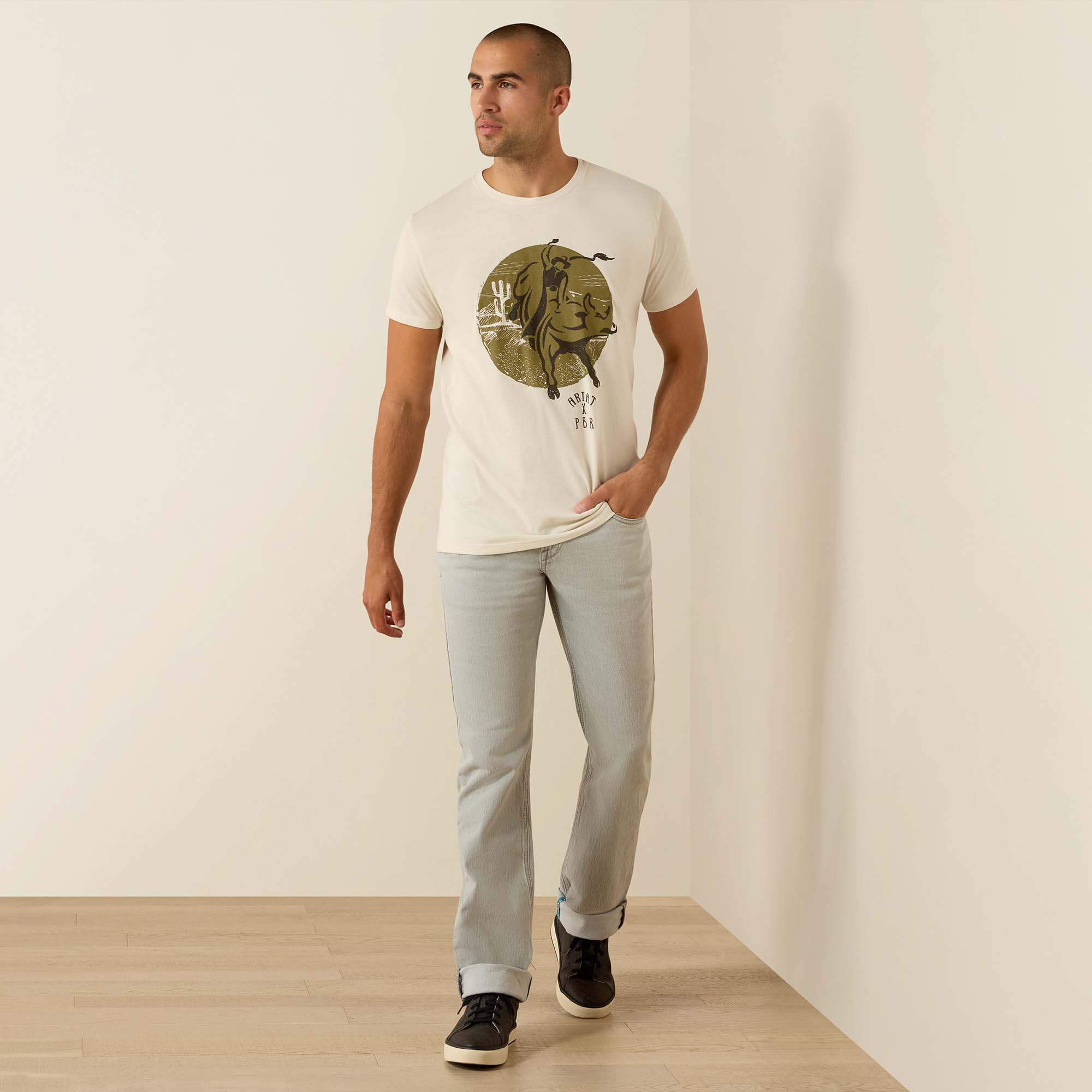 No Guts No Glory PBR T-Shirt Men - NATURAL
