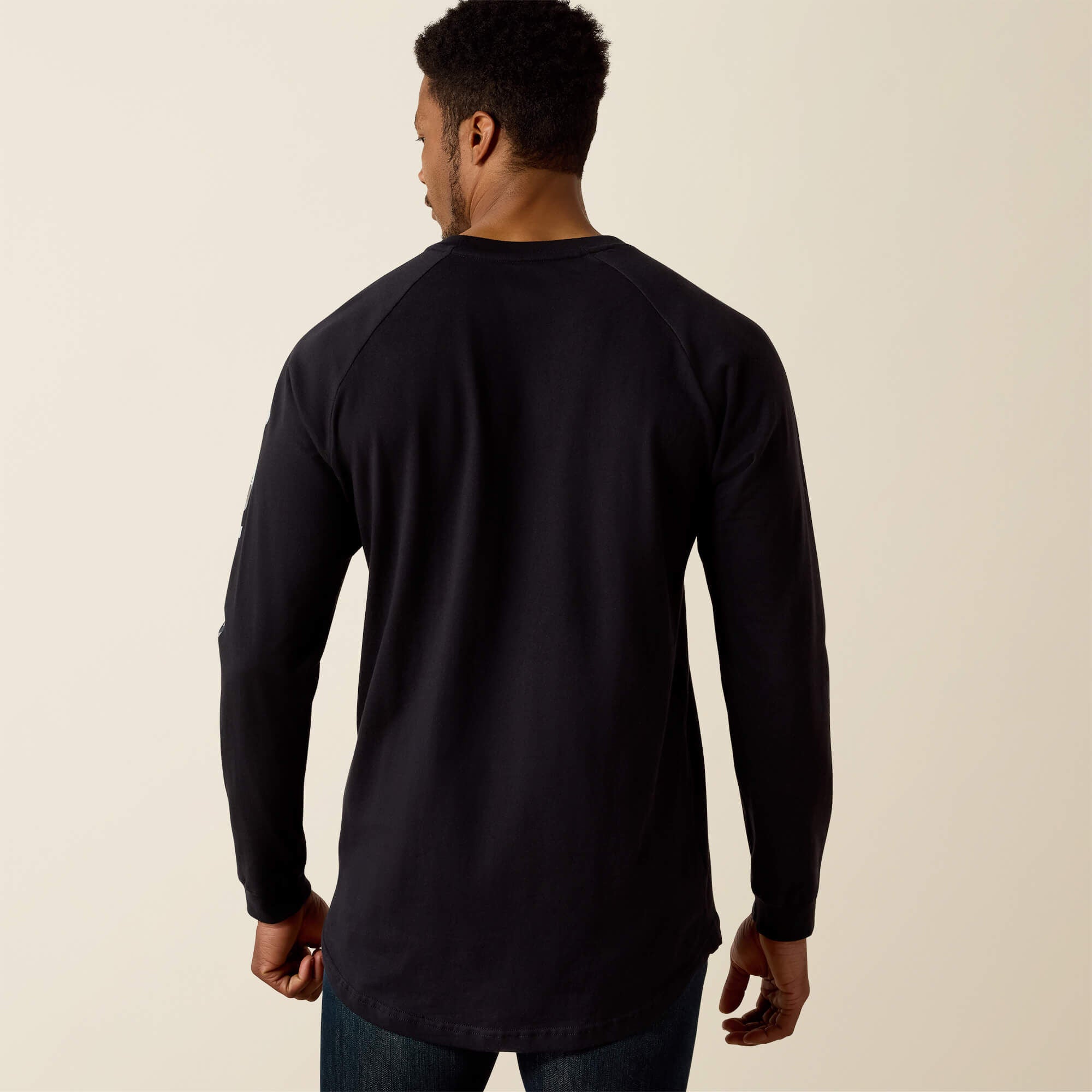 Rebar Cotton Strong Graphic T-Shirt Men - BLACK