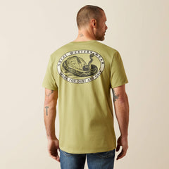 Ariat Rattler Warning T-Shirt Men - TENT GREEN