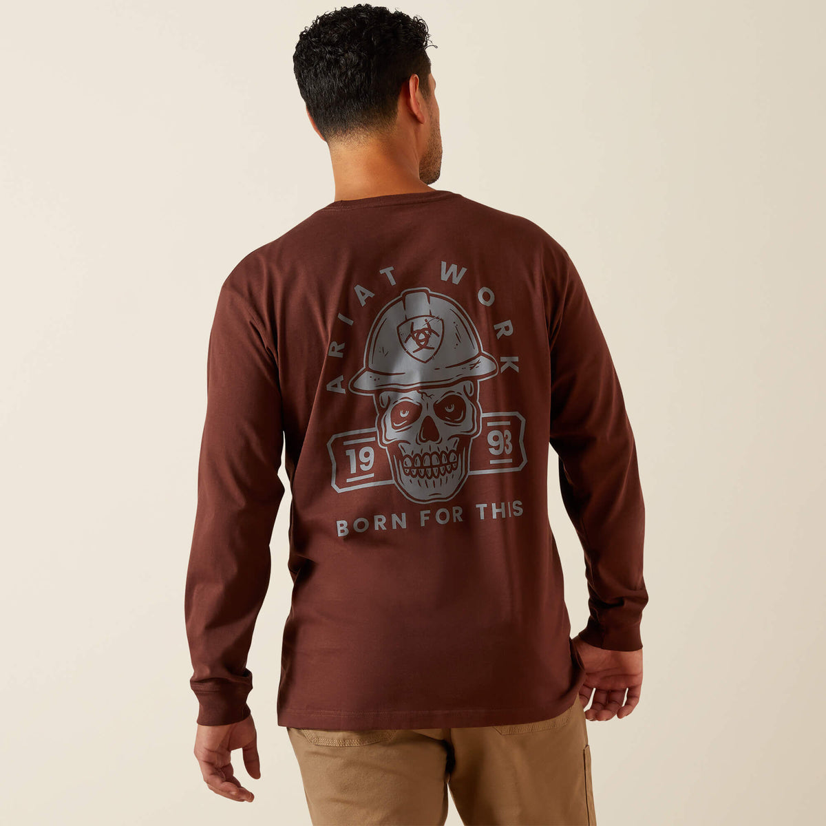 Rebar Cotton Strong Hardhead T-Shirt Men - BITTER CHOCOLATE