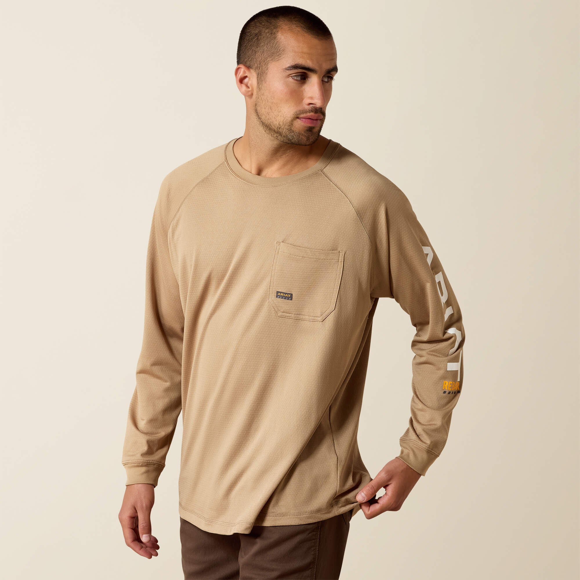 Rebar Heat Fighter T-Shirt Men - KHAKI