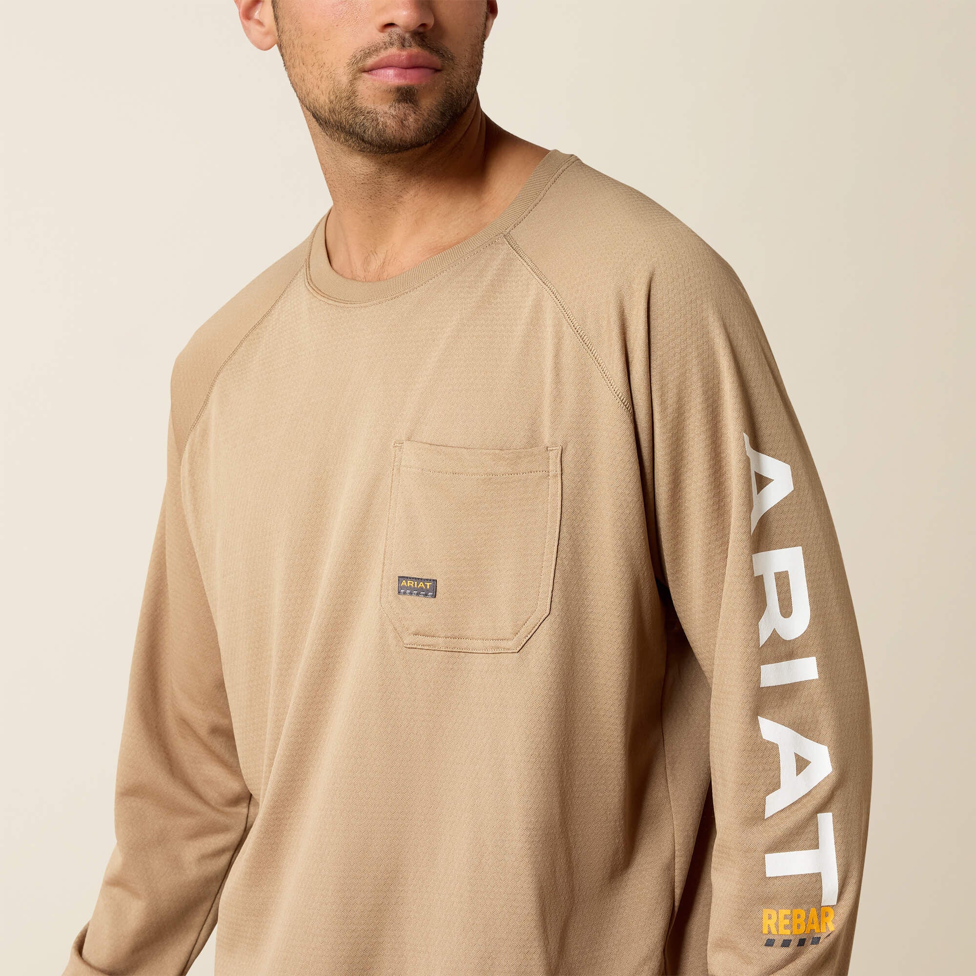 Rebar Heat Fighter T-Shirt Men - KHAKI