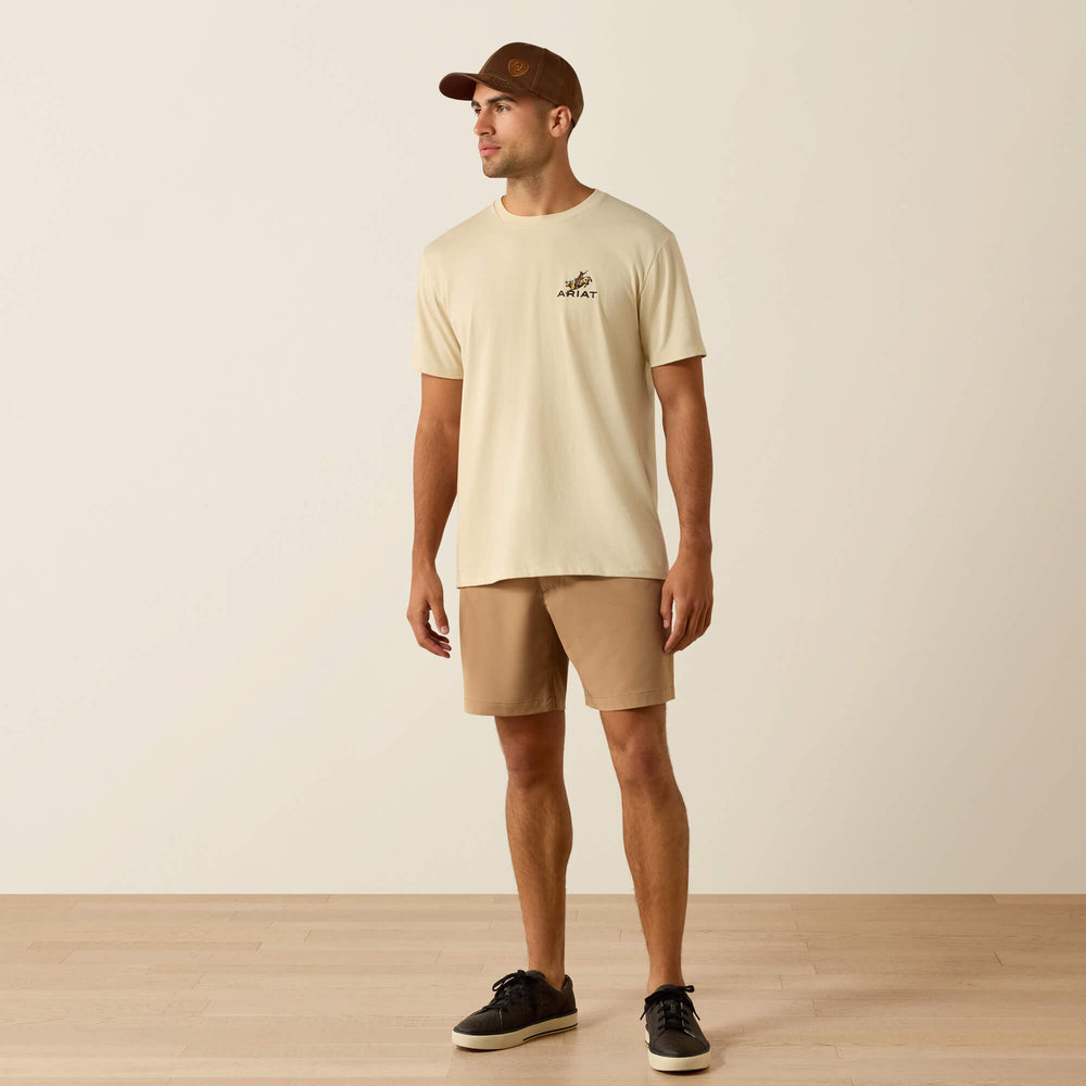 Ariat Ride Em Cowboy Classic Fit T-Shirt Men - NATURAL