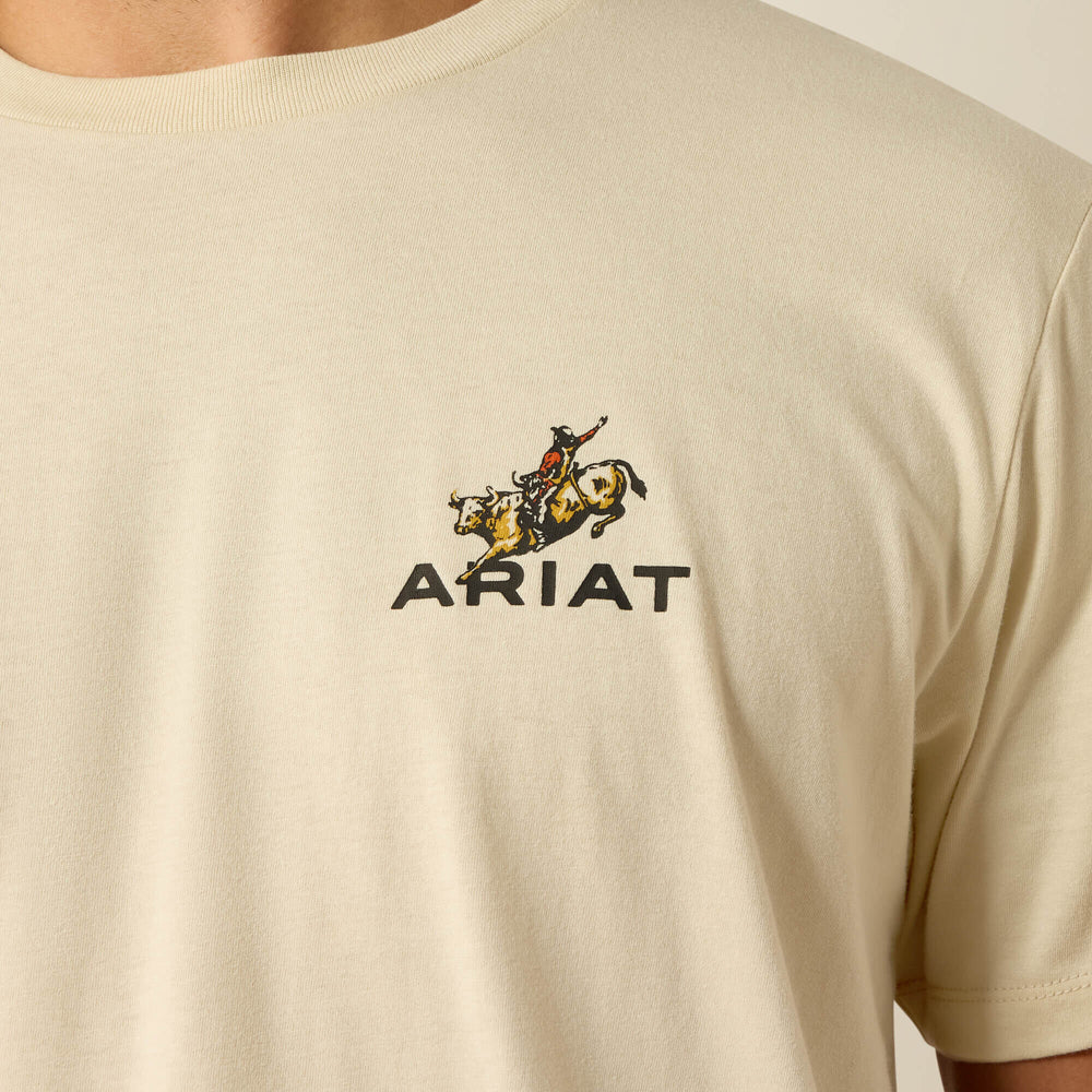 Ariat Ride Em Cowboy Classic Fit T-Shirt Men - NATURAL