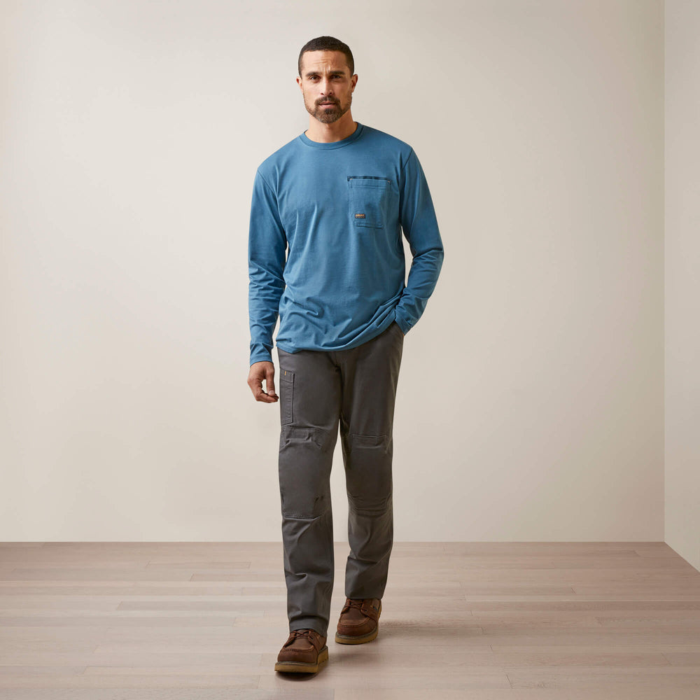 Rebar Workman Blueprint Men - INDIAN TEAL