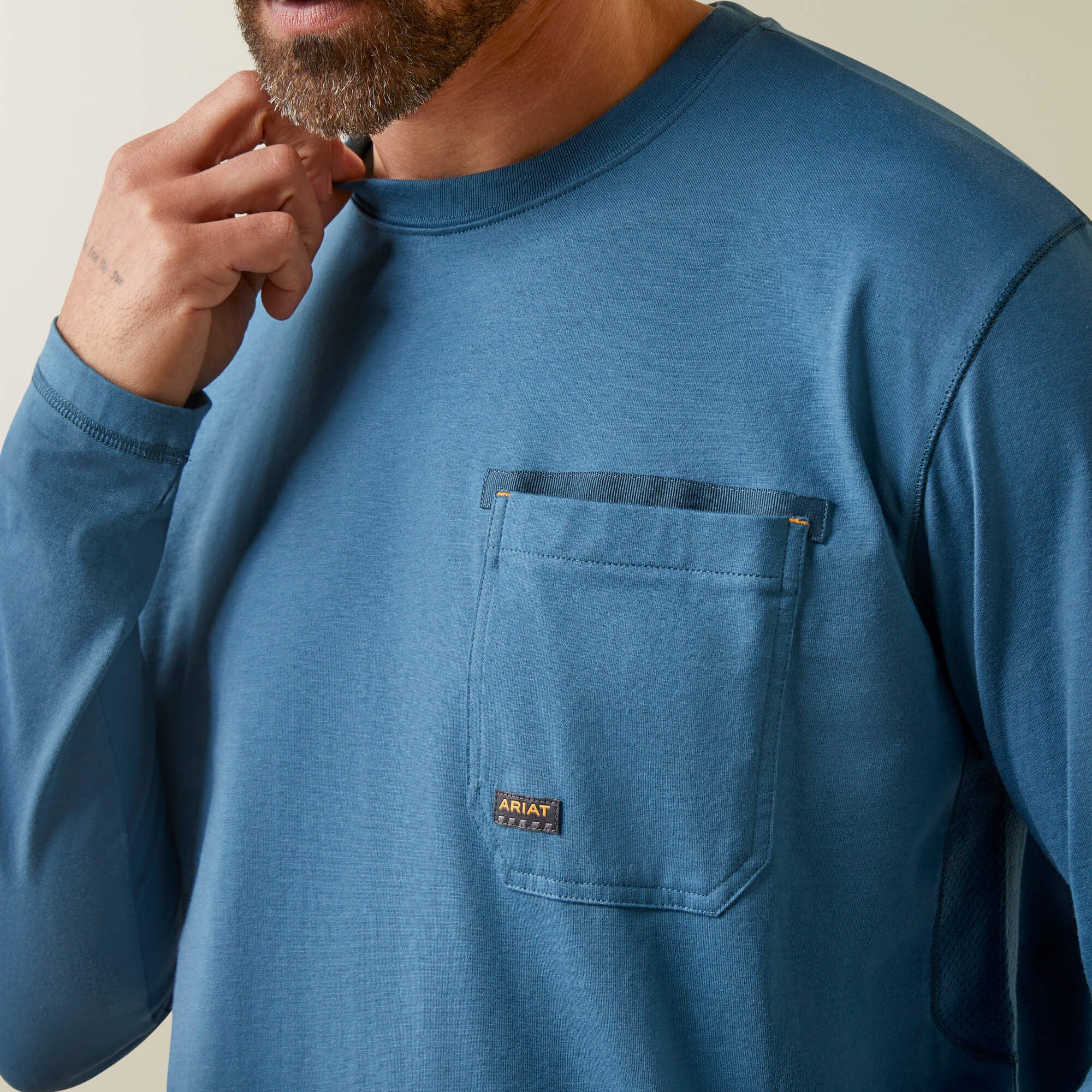 Rebar Workman Blueprint Men - INDIAN TEAL