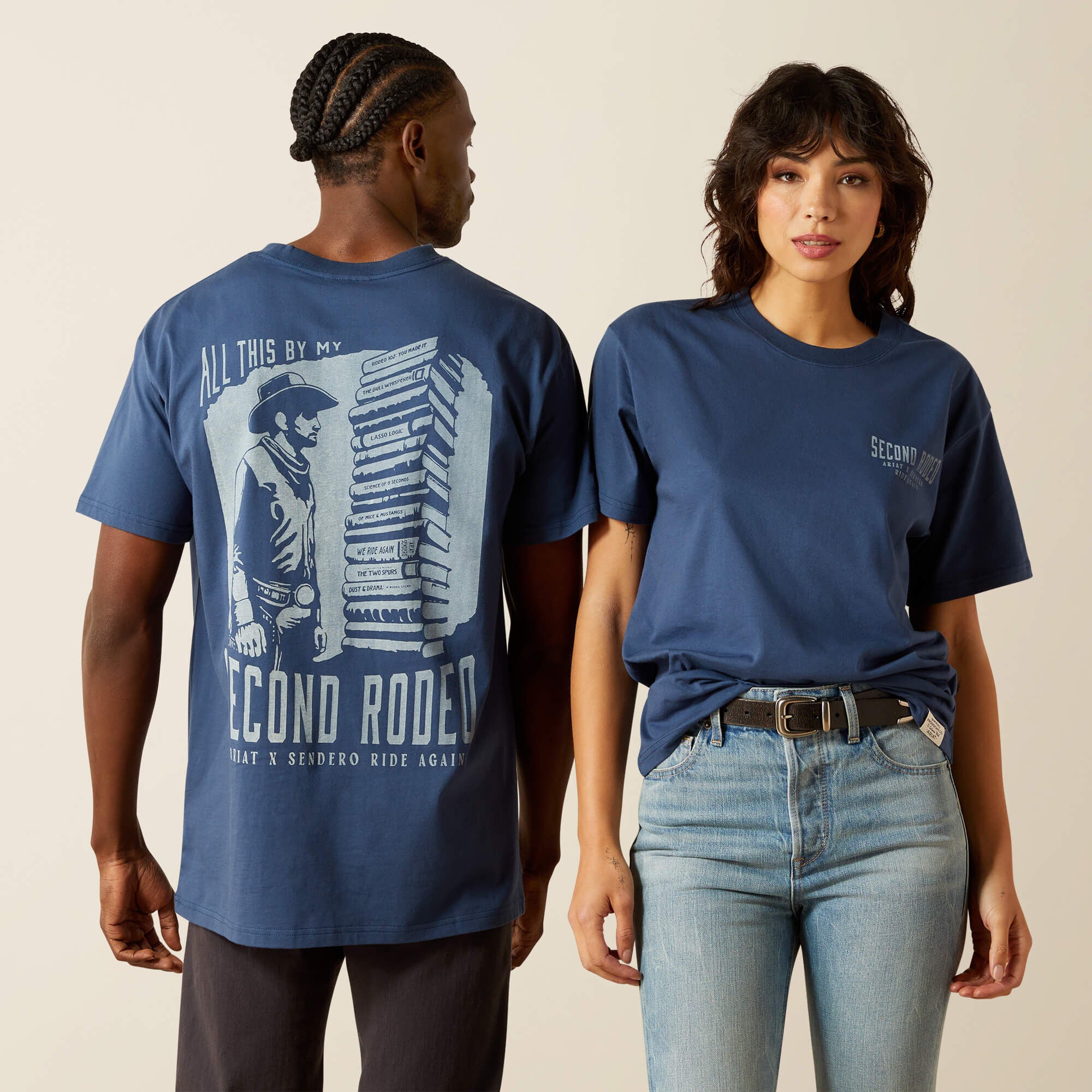 Sendero Second Rodeo T-Shirt Men - DARK DENIM