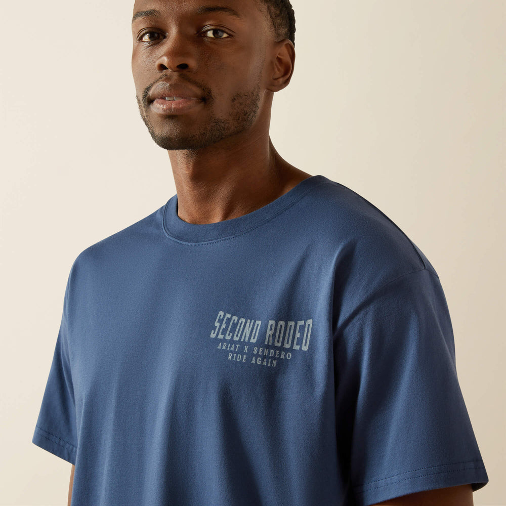 Sendero Second Rodeo T-Shirt Men - DARK DENIM