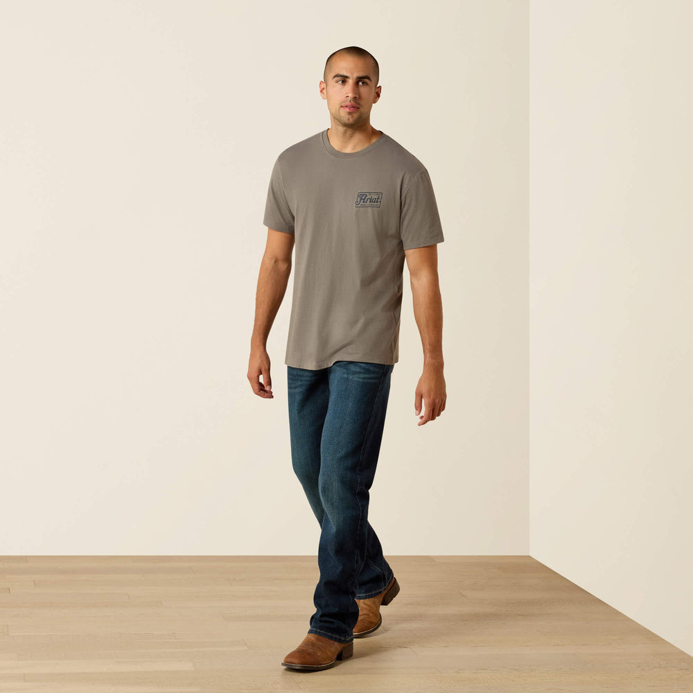 Ariat Paintriot Classic Fit T-Shirt Men - SMOKED PEARL
