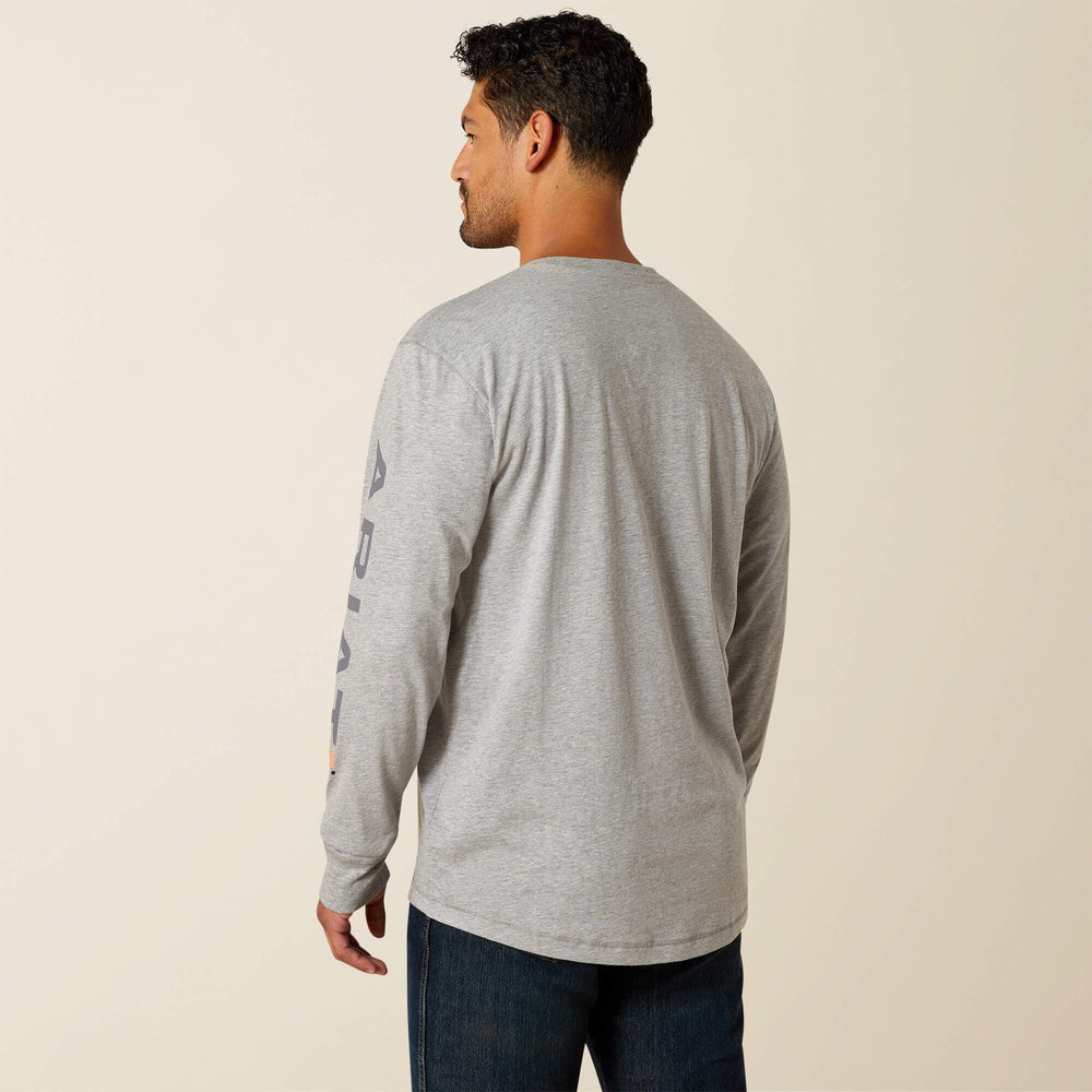 Rebar Workman Logo T-Shirt Men - HEATHER GREY