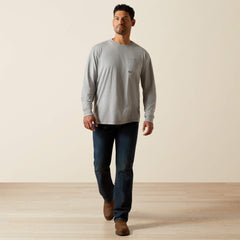 Rebar Workman Logo T-Shirt Men - HEATHER GREY