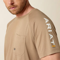 Rebar Heat Fighter T-Shirt Men - KHAKI