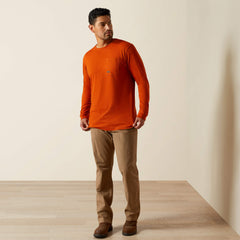 Rebar Cotton Strong WHLF T-Shirt Men - POTTER'S CLAY