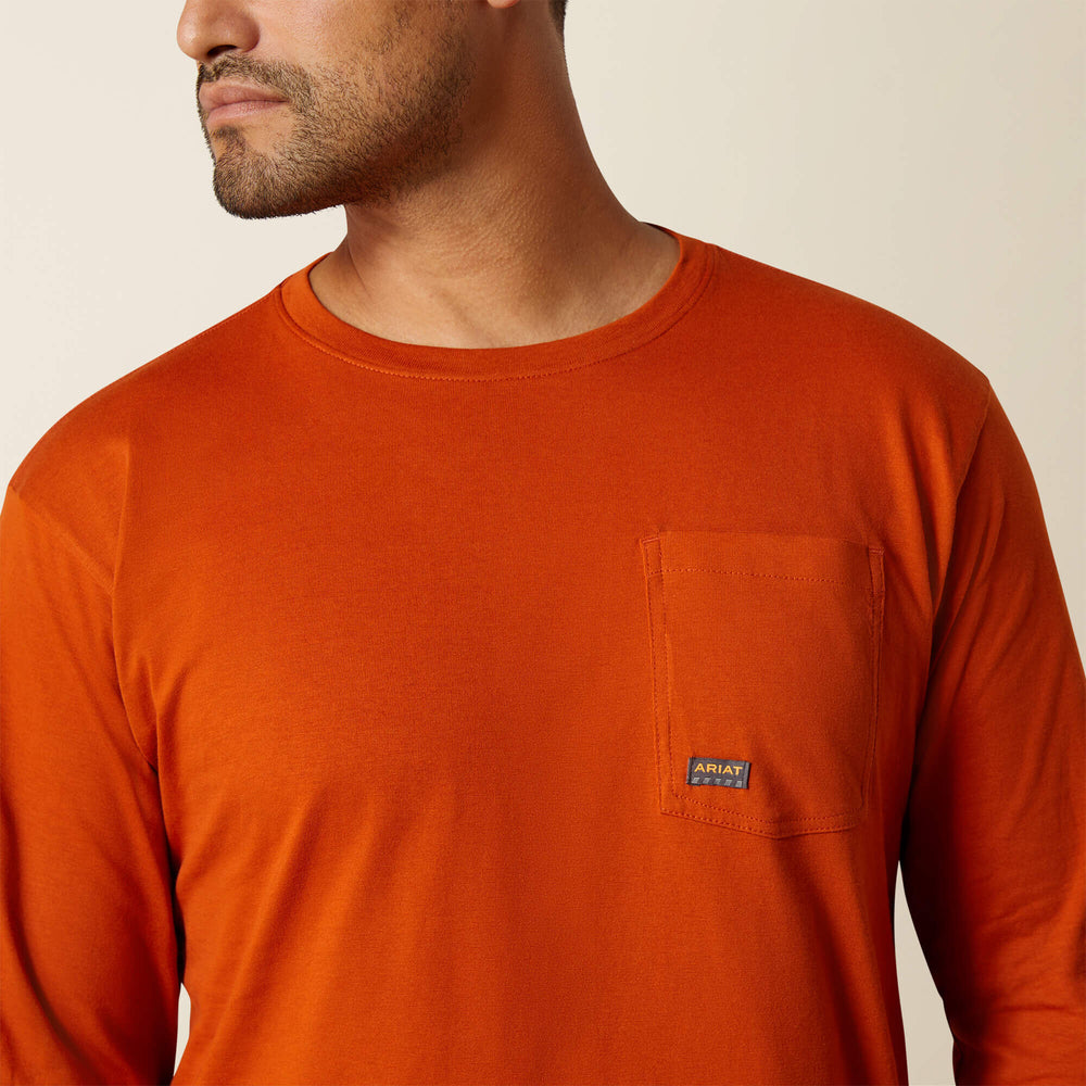 Rebar Cotton Strong WHLF T-Shirt Men - POTTER'S CLAY