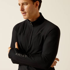Lowell 3.0 1/4 Zip Baselayer Men - BLACK