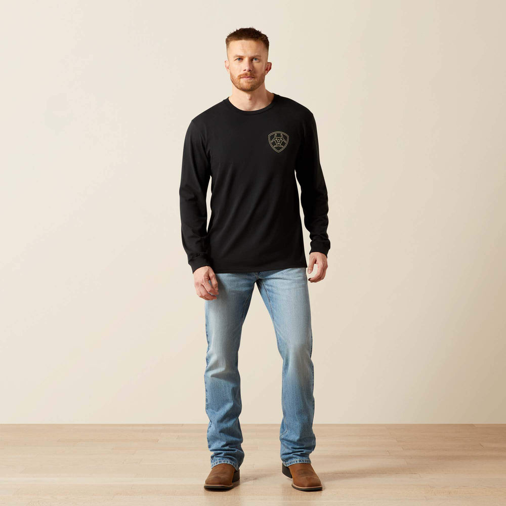 Ariat Easy Rider T-Shirt Men - BLACK