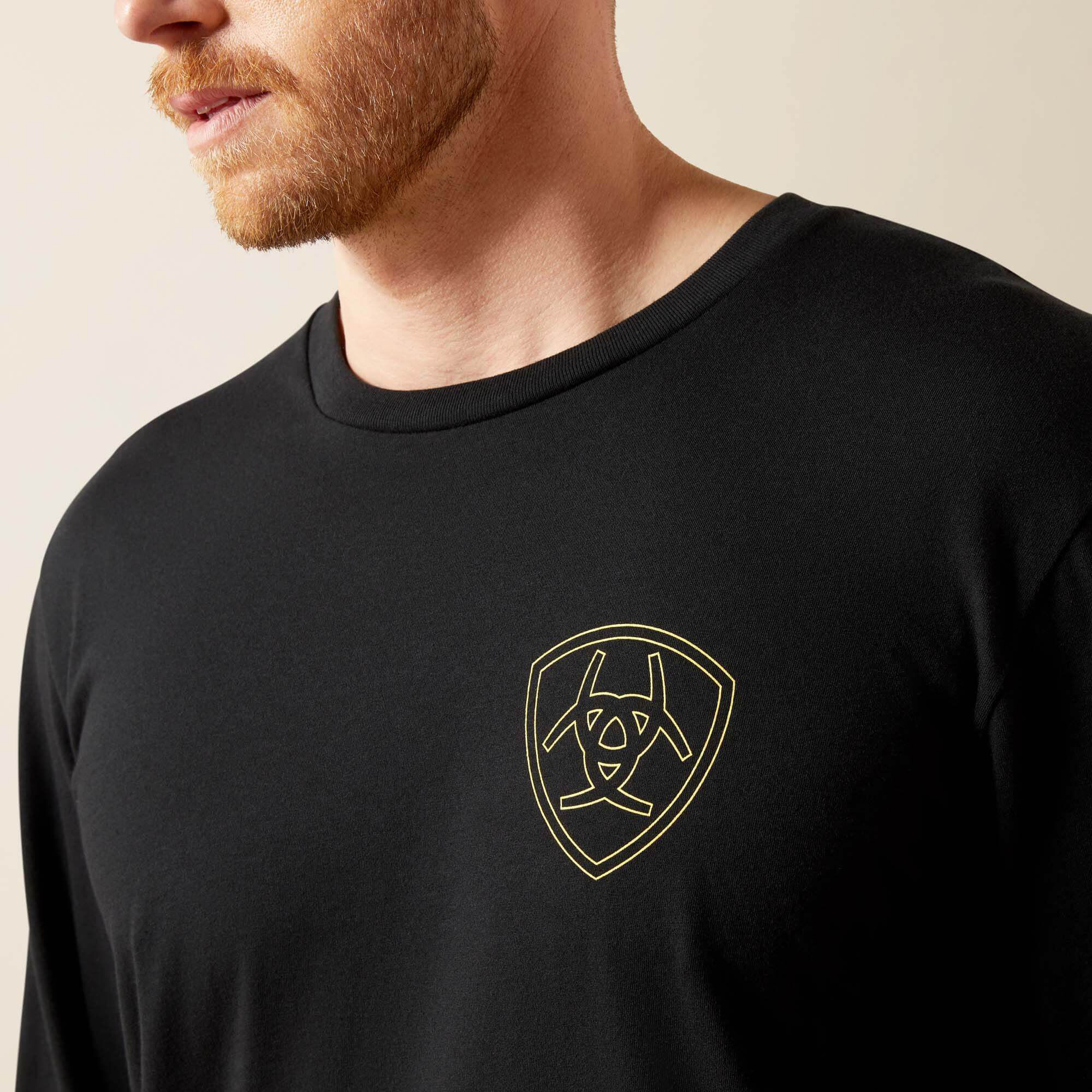 Ariat Easy Rider T-Shirt Men - BLACK