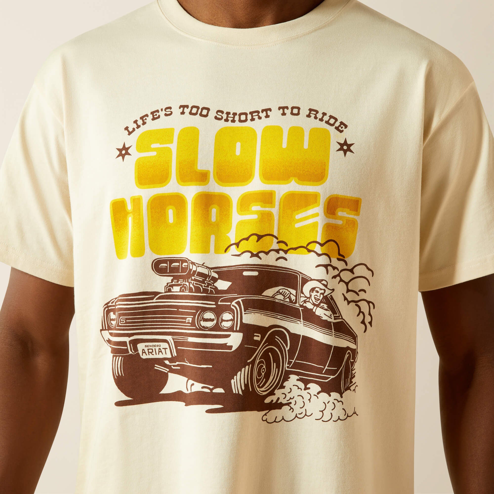 Sendero Slow Horses T-Shirt Men - SANDSHELL